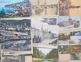 Kb. 172 db RÉGI külföldi város képeslap jó minőségben / CCa. 172 pre-1945 European town-view postcar...