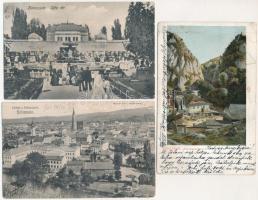 20 db RÉGI erdélyi város képeslap vegyes minőségben / 20 pre-1945 Transylvanian town-view postcards in mixed quality