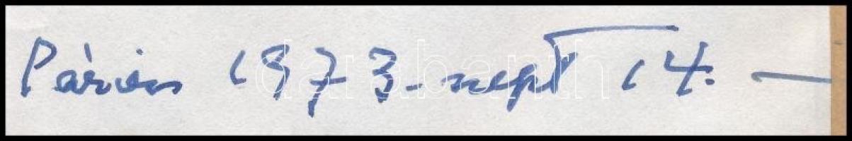 Megyery Sári (1897-1983) színésznő, író, költő két verse. Kézzel írt sorokkal