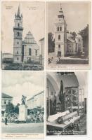 25 db RÉGI történelmi magyar város képeslap vegyes minőségben / 25 pre-1945 town-view postcards from the Kingdom of Hungary in mixed quality