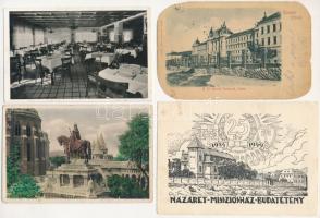 25 db VEGYES magyar város képeslap / 25 MIXED Hungarian town-view postcards
