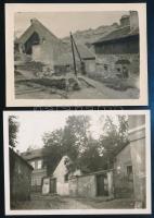 cca 1920 Budapest, Tabán, 2 db fotó, 6x9 cm