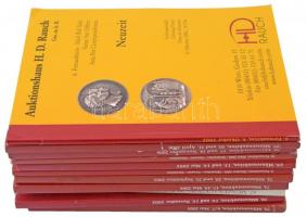 11db-os numizmatikai katalógus tétel, Auktionhaus H.D. Rauch, 2002-2006 közötti kiadások