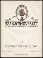 1922 A Magyar Grafika c. újság 5 db reklám grafika terv melléklete