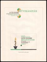 1927 A Magyar Grafika c. újság 5 db reklám grafika terv melléklete