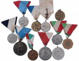 20db-os, többnyire sportlövészeti díjérem, javarészt mellszalagon T:2-3