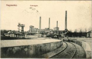 1916 Nagysurány, Surany; Cukorgyár / sugar factory (fl)
