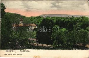 1907 Máriavölgy, Mariental, Mariathal, Marianka (Pozsony, Pressburg, Bratislava); templom. Wiesner Alfréd kiadása / Kirche / pilgrimage church (EK)