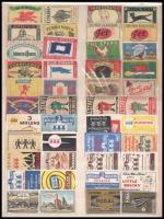 Gyufacímke gyűjtemény 8 berakólapon