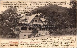 Kovácspatak, Kovacov (Esztergom); Otthon villa. Stromf Ignác kiadása / villa (fl)