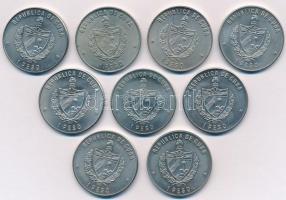 Kuba 1982-1984. 1P Cu-Ni (9xklf) T:1-
Cuba 1982-1984. 1 Peso Cu-Ni (9xdiff) C:AU