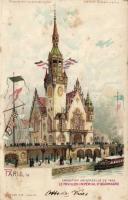 1900 Paris EXPO Hold to light/Gegen Licht Litho