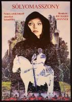 1985 Sólyomasszony, rendezte: Richard Donner, Rutger Hauer, Michelle Pfeiffer, MOKÉP, MTI Fotó, Bp., Egyetemi-ny., hajtásnyommal, 81x56 cm