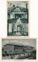 Budapest IV. Újpest - 7 db régi képeslap vegyes minőségben