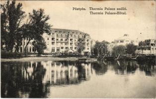 1916 Pöstyén, Pistyan, Piestany; Thermia Palace szálloda. Lampl Gyula kiadása / spa, hotel (fl)