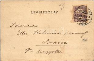 1900 Pöstyén, Pistyan, Piestany; Nagy-Pöstyéni várrom / Ruine in Gross-Pistyan / castle ruins (fl)