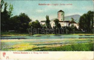 1905 Zsolna, Sillein, Zilina; Budatin vár a Vágnál, kastély. Kiadja Feitzinger Ede 626. A.J. 1904/14. / Budatín castle by the Váh River (EK)