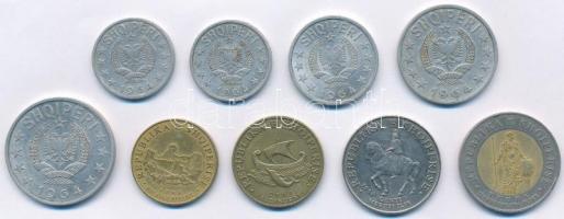 Albánia 1964-2000. 10q-100L (9db, 8xklf) T:2,2-
Albania 1964-2000. 10 Qindarka - 100 Leke (9pcs, 8x...