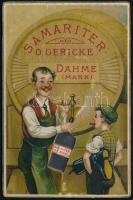 Otto Gericke Dahme kétoldalas reklám, 14×9 cm