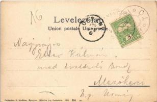 1906 Tátra, Magas Tátra, Vysoké Tatry; Poprádi-tó. Cattarino S. kiadása 214. sz. / Popper-See / Popr...