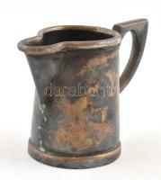 Hacher és Társa Szent Margitsziget szanatórium alpakka kiöntő feliratozva 7 cm