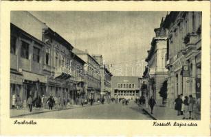 Szabadka, Subotica; Kossuth Lajos utca / street, shops