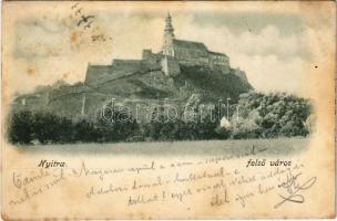 1900 Nyitra, Nitra; Felső város, Püspöki vár / bishop's castle (fl)