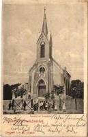 1905 Érsekújvár, Nové Zámky; Evangélikus templom. Conlegner J. és fia kiadása / Lutheran church (fl)
