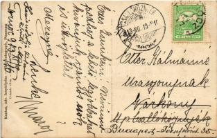 1913 Pozsony, Pressburg, Bratislava; Erdődi Gróf Pálffy István szobor / statue, monument. Kozics pho...