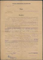 1936-1946 4 db irat, benne belépőjegy a felsőgödi nagy strandra