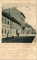 1903 Temesvár, Timisoara; Jenő herceg utca, üzlet. Káldor Zs. és Társa kiadása / street view, shop (fl)