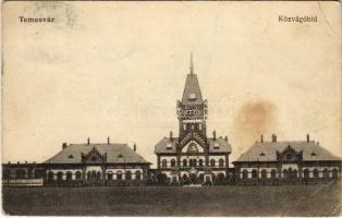 1918 Temesvár, Timisoara; Közvágóhíd / slaughterhouse (EB)