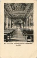 Nagyszeben, Hermannstadt, Sibiu; A Szent Ferencrendi nővérek tanintézetének kápolnája, belső / chapel, interior (EK)
