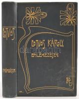 Eötvös Károly: Emlékezések. Bp., 1904, Révai Testvérek. Kiadói szecessziós egészvászon kötés, színezett lapszélek, kissé kopottas állapotban.