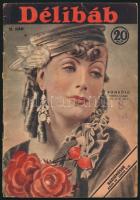 1930-1939 2 db újság (A Hét, Délibáb), Greta Garbot ábrázoló címlappal