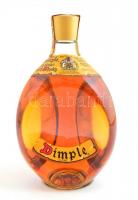 cca 1970-1980 Haig Dimple Blended Scotch Whisky, bontatlan palack, díszdobozban, az 1970-1980-as években palackozhatták, 43 % abv, 0,75 L.