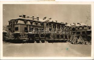 1944 Balatonkenese, Székesfővárosi Alkalmazottak üdülőhelye, szálló télen
