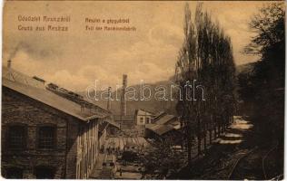 1912 Resica, Resicza, Resita; gépgyár, iparvasút. W. L. 1149. / Teil der Maschinenfabrik / machine factory, engineering works, industrial railway (EK)
