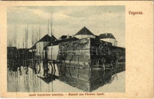 1911 Fogaras, Fagaras; Apafi fejedelem kastélya, vár. Wazek Adolf kiadása / Cetatea Fagarasului / Kastell des Fürsten Apafi / castle (fl)