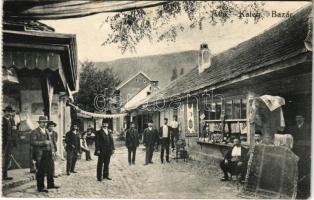 1914 Ada Kaleh, Török bazár, üzlet / Turkish bazaar, shop, street view (képeslapfüzetből / from postcard booklet) (EK)
