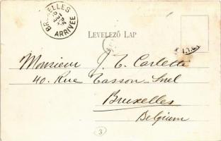 1905 Budapest I. Tabán, kilátás a Krisztinaváros felől. Divald Károly 28.sz