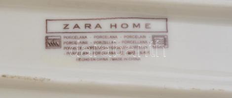 Zara porcelán szalvétatartó, jelzett, hibátlan, 16,5x10 cm