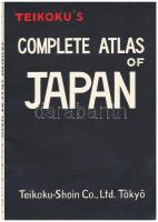 1989 Teikokus Complete Atlas of Japan. Tokyo,1989,Teikoku-Shoin, 2+56 p. Angol nyelven. Kiadói papírkötésben.
