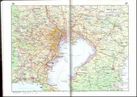 1989 Teikoku's Complete Atlas of Japan. Tokyo,1989,Teikoku-Shoin, 2+56 p. Angol nyelven. Kiadói...