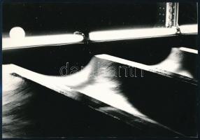 cca 1990 5 db művészfotó, egyiken William S. Burroughs (1914-1997) író, P. Gál jelzéssel, többi jelz...