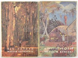 2 db Művészeti Kvartett kártyacsomag: XIX. század magyar festészete + A Szépművészeti Múzeum Kincsei.