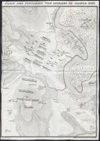 cca 1828 Plan der Schlacht von Mohács im Jahre 1526, a mohácsi csata térképe, metszetre: Csintalan József, Pressburg/Pozsony, Landerer-ny., litográfia, az egyik szálán vágott, a hátoldalán ragasztott, 32x24 cm