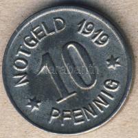 Német Birodalom/Weimari Köztársaság/Bingen a. Rhein 1919. 10Pf szükségpénz T:2/3