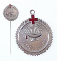 ~1970-1980. Kiváló Véradó ezüstözött fém kitüntetés miniatűrrel T:1-