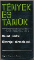 Bálint Endre: Életrajzi törmelékek. Bp.,1984,Magvető. Kiadói papírkötés.